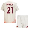 Conjunto (Camiseta+Pantalón Corto) AS Roma Dybala 21 Segunda Equipación 2024-25 - Niño